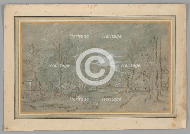 Village Among the Trees, c. 1560. Creator: Unknown.