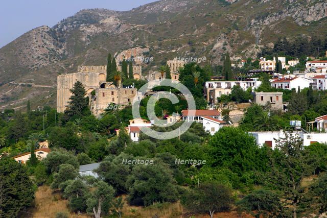 Village and abbey of Bellapais, North Cyprus.