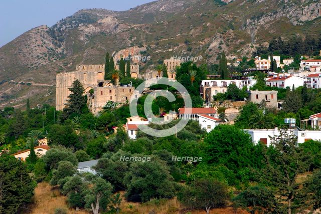Village and abbey of Bellapais, North Cyprus. Creator: Peter Thompson.