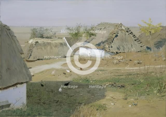 Village, around 1898. Creator: Eugen Jettel.