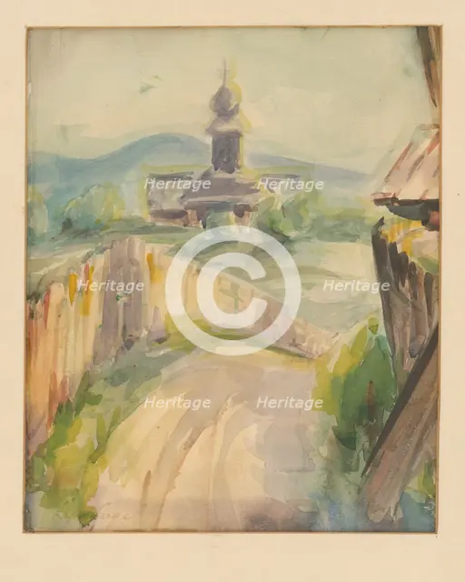 Village, around 1940. Creator: Ludovít Varga.