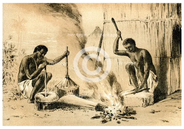 'Village Blacksmiths', 1883. Artist: Unknown