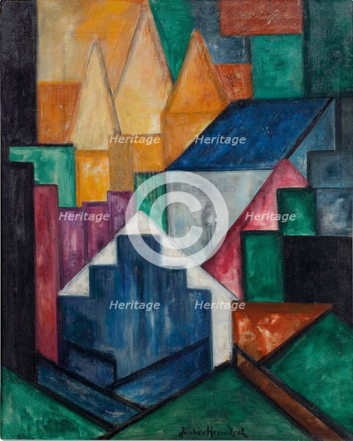 Village, c1913-1914. Creator: Heemskerck, Jacoba van (1876-1923).