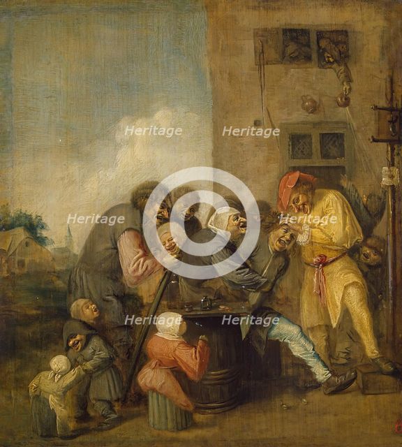 Village Charlatan, (The Operation for Stone in the Head), 1620. Creator: Adriaen Brouwer.