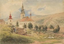 Village church, 1840. Creator: Jakob Alt