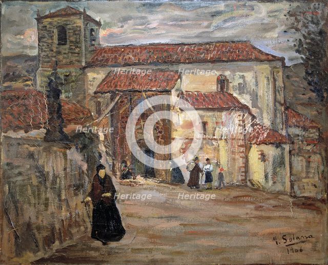 'Village Church', 1906. Creator: José Gutiérrez Solana.