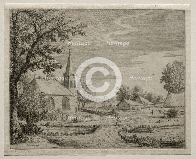 Village Church. Creator: Jan van Goyen (Dutch, 1596-1656).