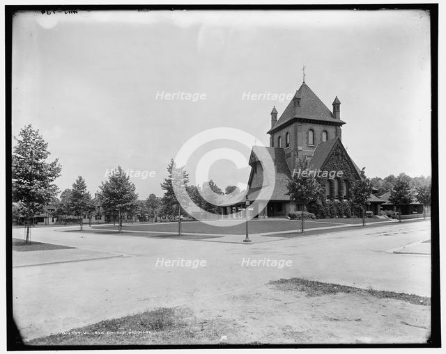 Village church, Biltmore i.e. Asheville, (1902?). Creator: William H. Jackson.