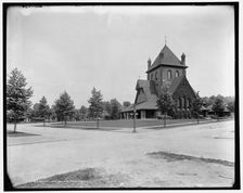 Village church, Biltmore i.e. Asheville, (1902?). Creator: William H. Jackson