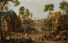 Village Church Festival, c1645. Creator: Pieter Bruegel the Elder