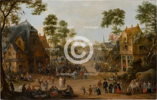 Village Church Festival, c1645. Creator: Pieter Bruegel the Elder.