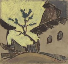 Village cottage, 1931. Creator: Zolo Palugyay