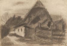 Village cottages, 1925-1933. Creator: Zolo Palugyay