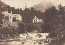 Village de Gèdres, Route de Gavarnie, 1853. Creator: Joseph Vigier