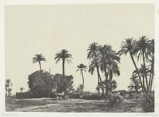 Village de Hamameh, Haute-Egypte, 1849/51, printed 1852. Creator: Maxime du Camp