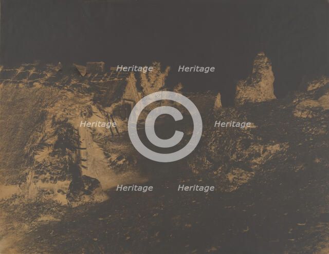 Village de Murols, 1854. Creator: Edouard Baldus.