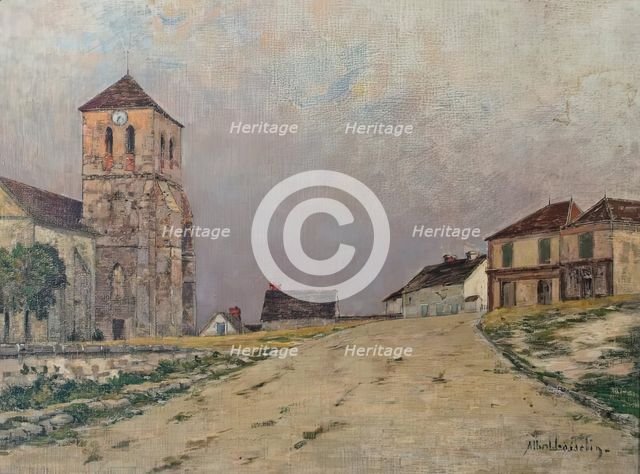 Village de Seine-et-Marne, c1890-1930. Creator: Ferdinand Jules Albert Gosselin.