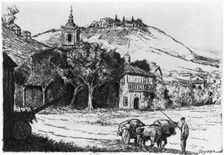 Village en Biscaye 1924. Artist: JP Tillac