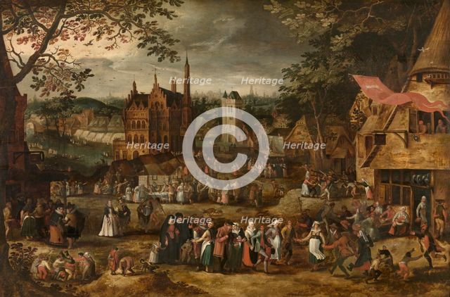Village Fair, 1610. Creator: David Vinckboons.