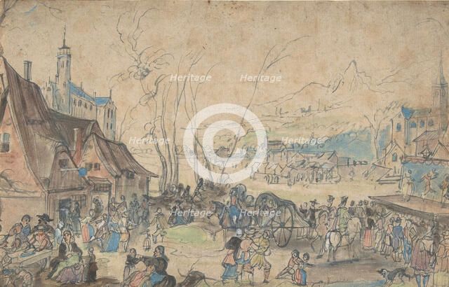 Village Fair, 16th century. Creator: Master of the Hermitage Sketchbook.