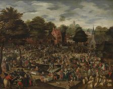Village Fair, 17th century. Creator: Anon