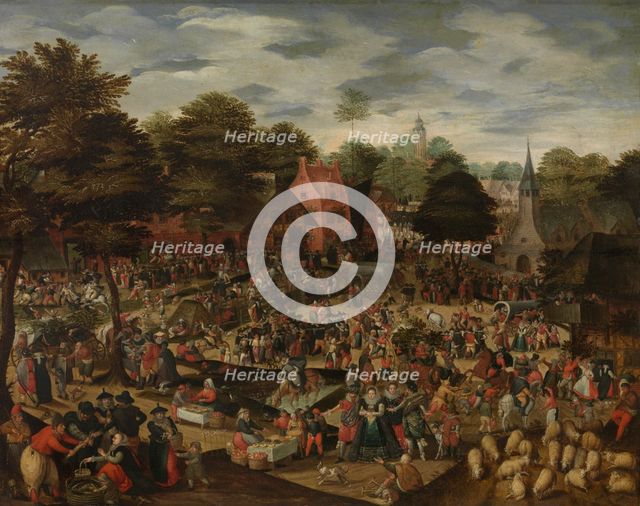Village Fair, 17th century. Creator: Anon.