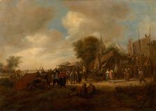 Village Fair, c1650-1651. Creator: Jan Steen