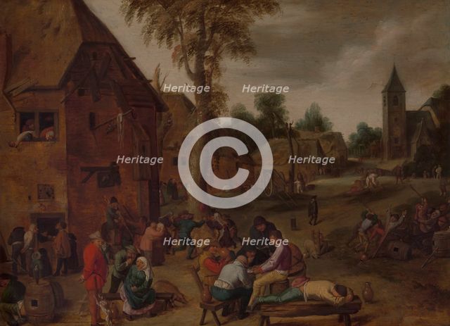 Village Fair, early 17th century. Creator: Adriaen Brouwer.