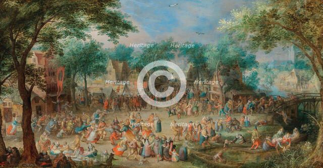 Village Feast of Saint George. Creator: Vinckboons, David (1576-1629).