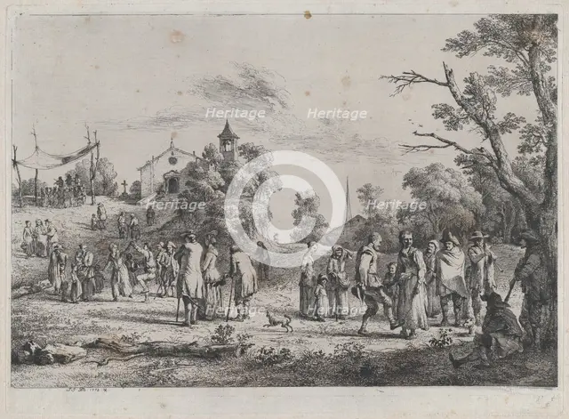 Village Festival, 1773. Creator: Jean-Jacques de Boissieu.