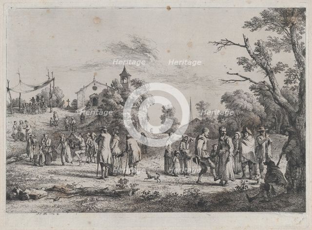 Village Festival, 1773. Creator: Jean-Jacques de Boissieu.