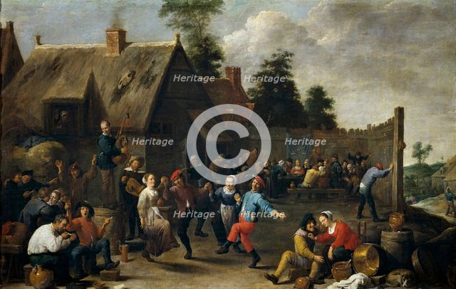 Village Festival and Feast, 1637. Creator: David Teniers II.