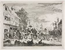 Village Féte. Creator: Cornelis Dusart (Dutch, 1660-1704)