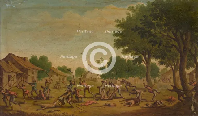 Village Fight. Creator: Jacques Callot.