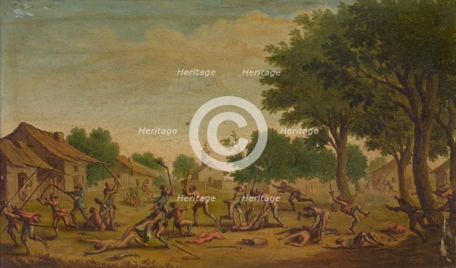 Village Fight. Creator: Jacques Callot.