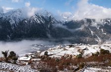 Village in the Himalayas. Creator: Dorte Verner