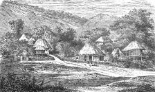 Village in the Szill Valley; A Visit to the Danubian Principalities 1875. Creator: Unknown