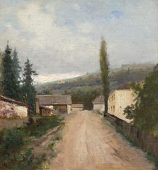 Village in west Slovakia, 1900-1917. Creator: Felicián Moczik