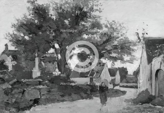Village in Brittany, 1844. Creator: Charles Francois Daubigny.
