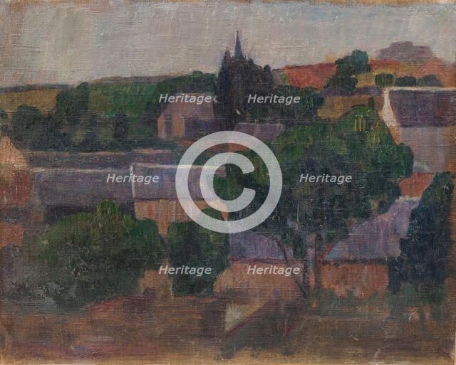 Village in Brittany, 1892. Creator: Gad Frederick Clement.