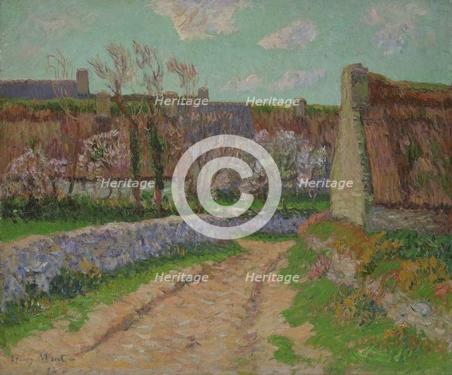 'Village in Clohars', 1898. Creator: Henri Moret.