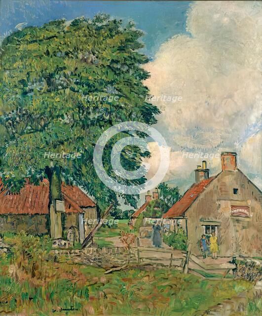 Village in Fife, c1924. Creator: George Leslie Hunter.