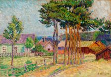 Village Landscape, 1897-1930. Creator: Alfred William Finch