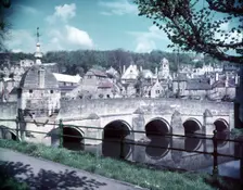 Village lockup on Town Bridge, Bradford-on-Avon, Wiltshire, c1955. Creator: Arthur Charles Kirby Ware