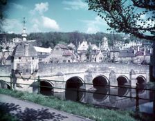 Village lockup on Town Bridge, Bradford-on-Avon, Wiltshire, c1955. Creator: Arthur Charles Kirby Ware