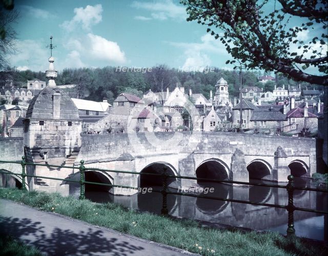 Village lockup on Town Bridge, Bradford-on-Avon, Wiltshire, c1955.  Creator: Arthur Charles Kirby Ware.