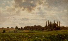 Village Maslowice, 1873. Creator: Aleksander Swieszewski