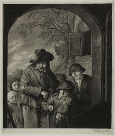 Village Musicians, 1648/58. Creator: Cornelis de Visscher