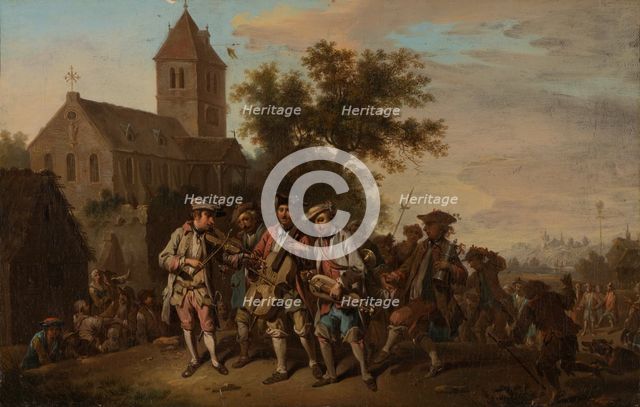 Village Musicians, c1764. Creator: Johann Conrad Seekatz.