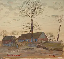 Village near Krakow, 1915. Creator: Oskar Laske